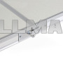 Стол для пикника усиленный 120 х 60 см с 4 стульями Folding Table белый